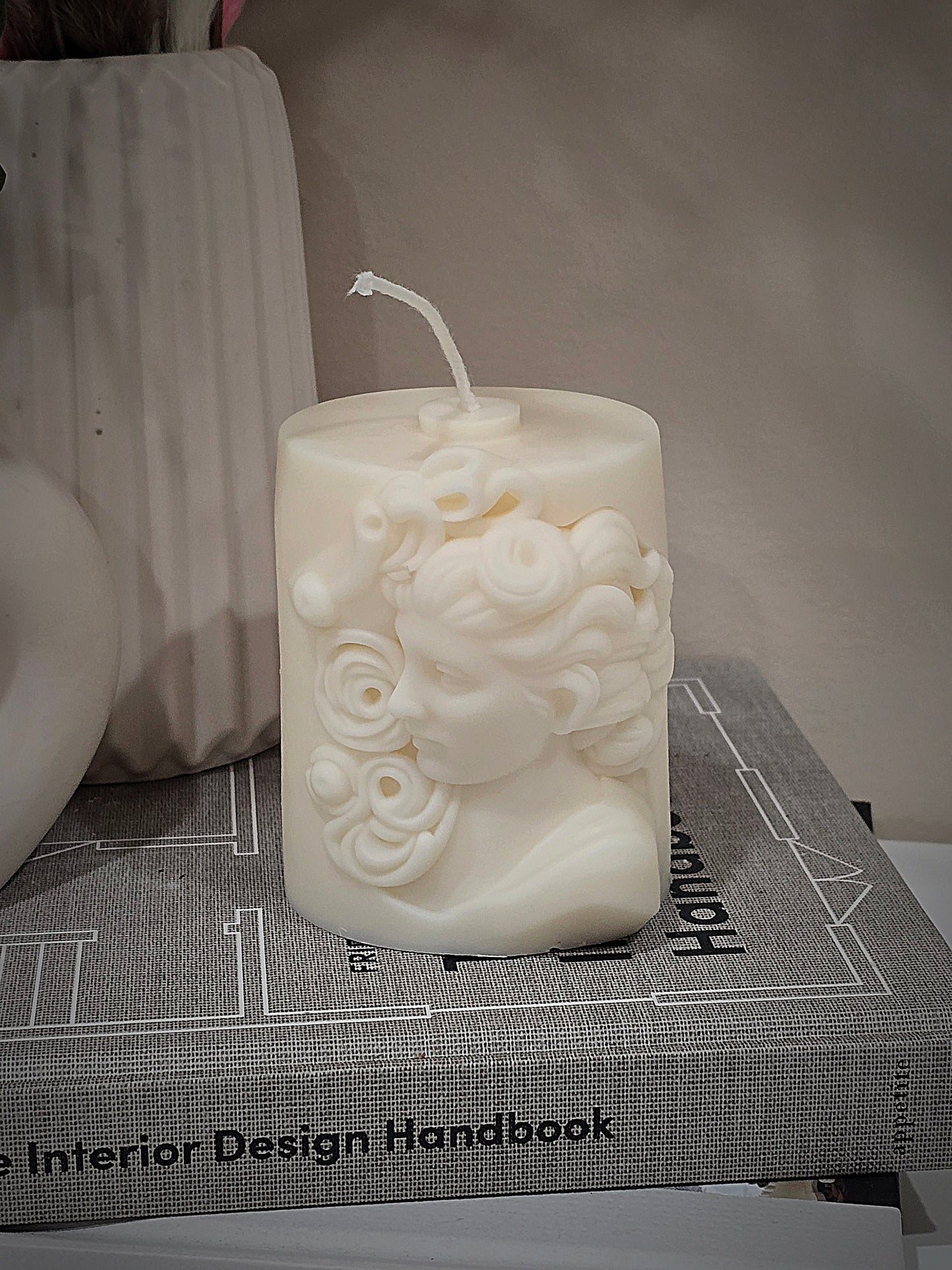 Emperor Side View Pillar Candle