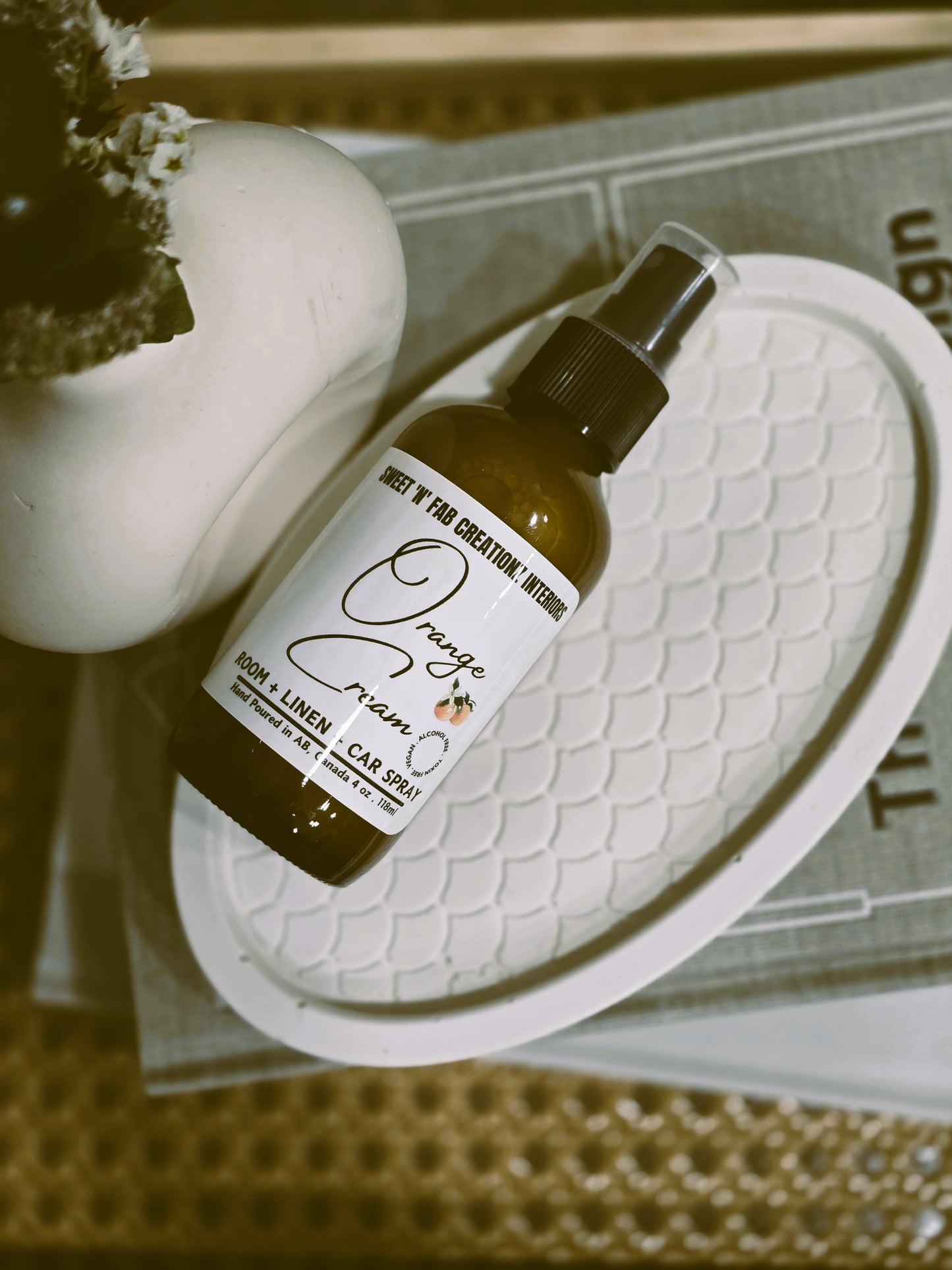 Orange Cream Room and Linen Spray