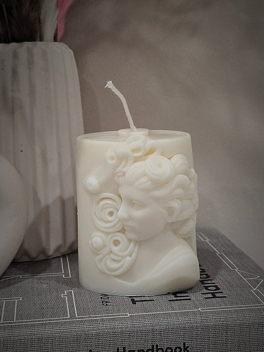 Emperor Side View Pillar Candle