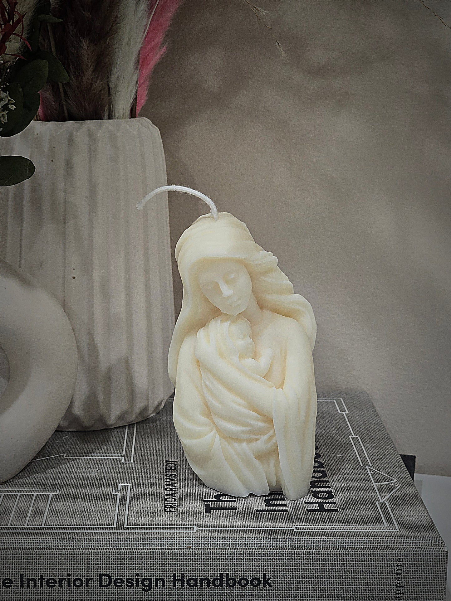 Mary and Baby Candle