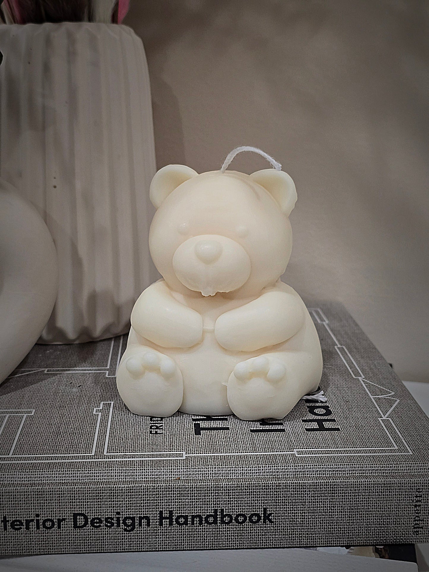 Chunky Teddy Candle