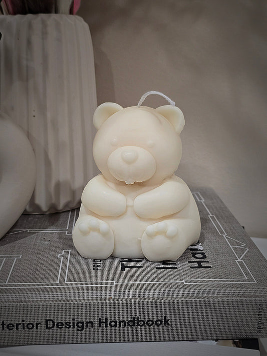 Chunky Teddy Candle