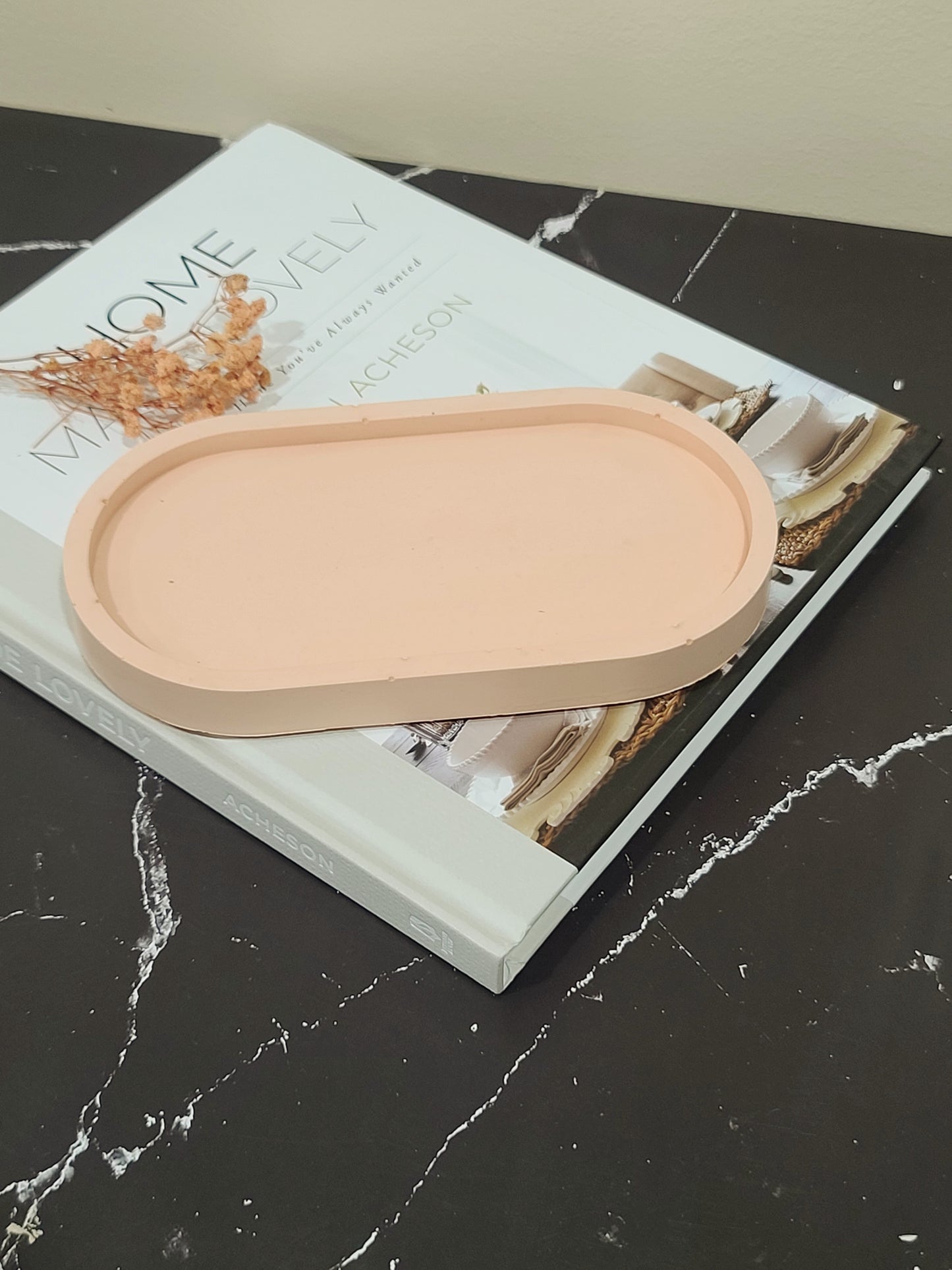 Oval Tray- Pale Cotta